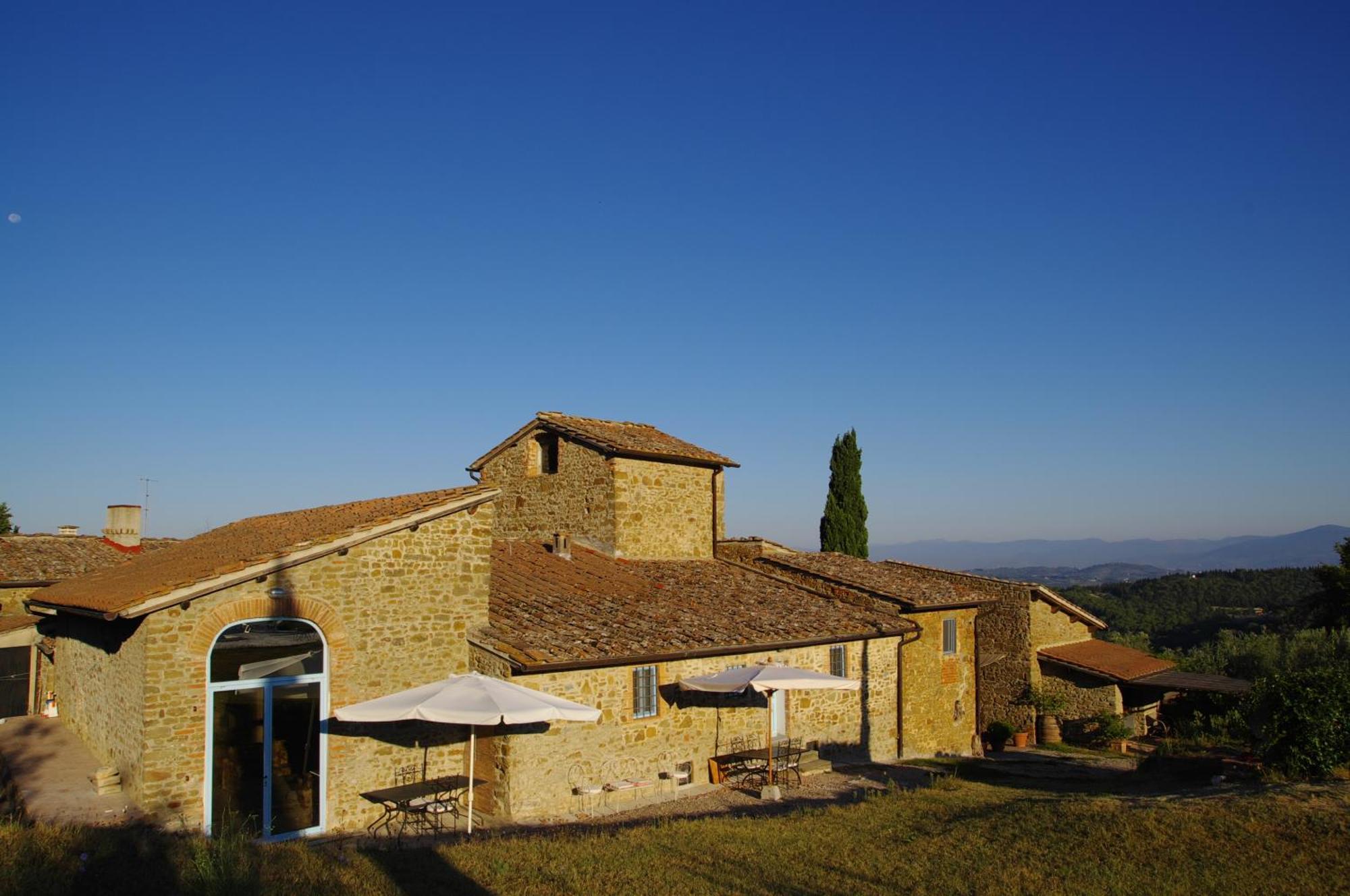 Strada in Chianti Mezzano In Chiantiアパートホテル エクステリア 写真